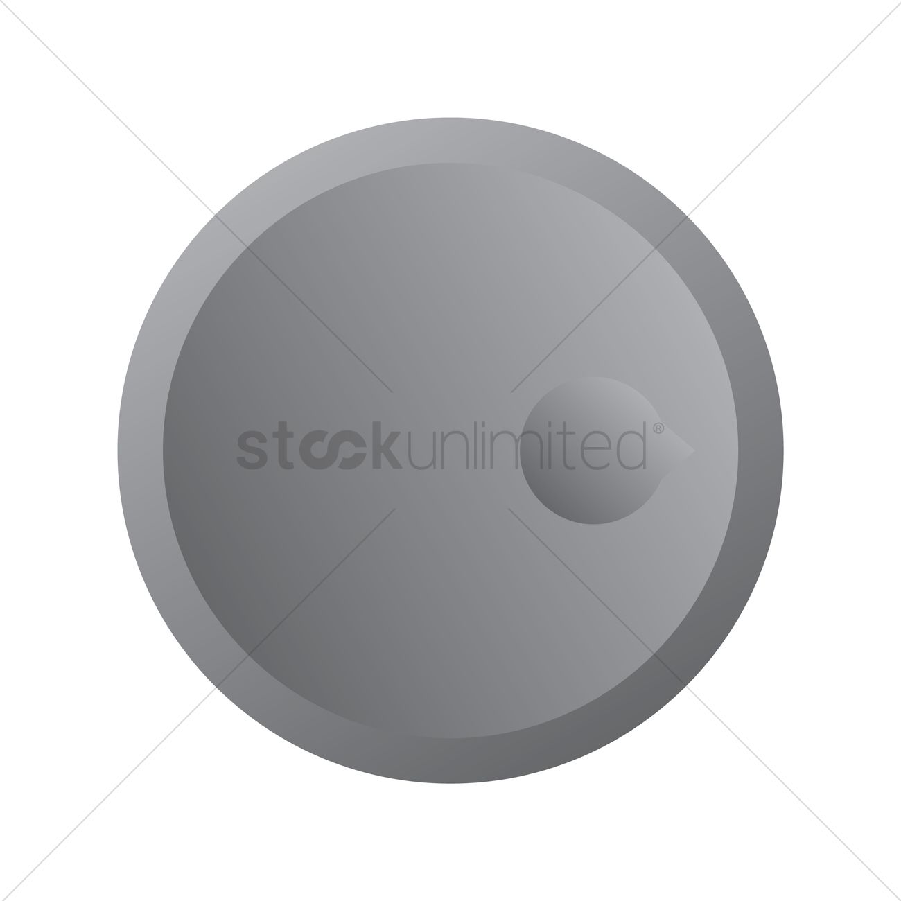 1300x1300 Volume Knob Vector Image
