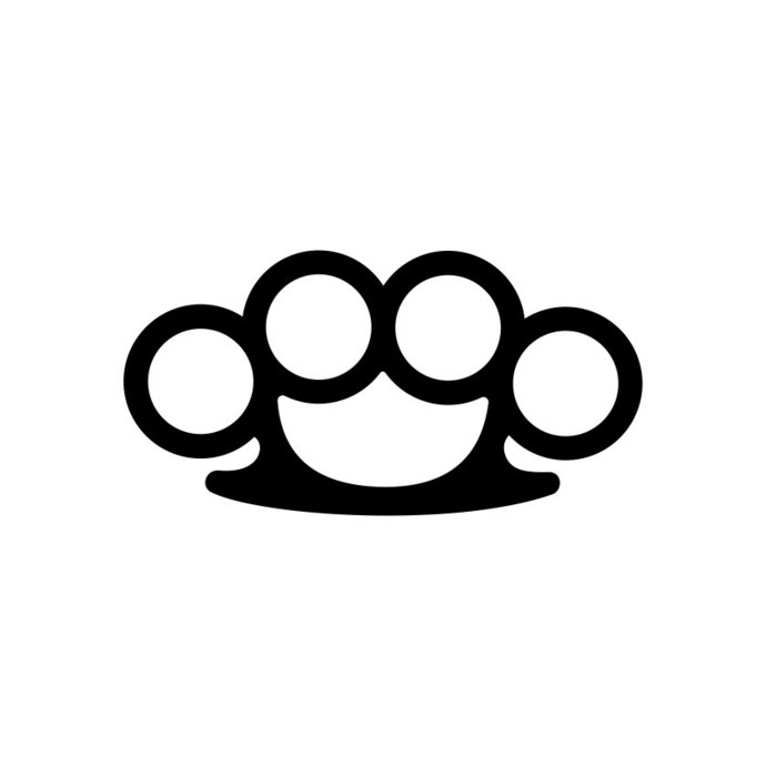 690x690 Brass Knuckles Graphics Design Svg Eps Dxf By Vectordesign On Zibbet