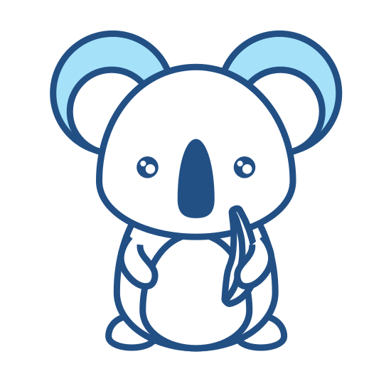 550x550 Koala Vector Illustration