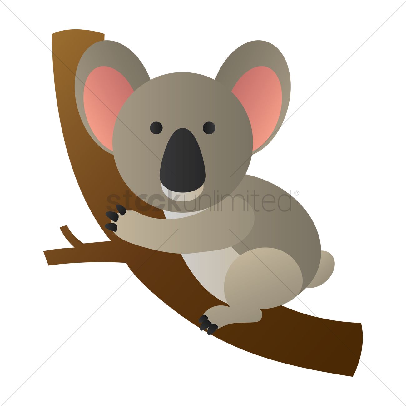1300x1300 Koala Vector Image