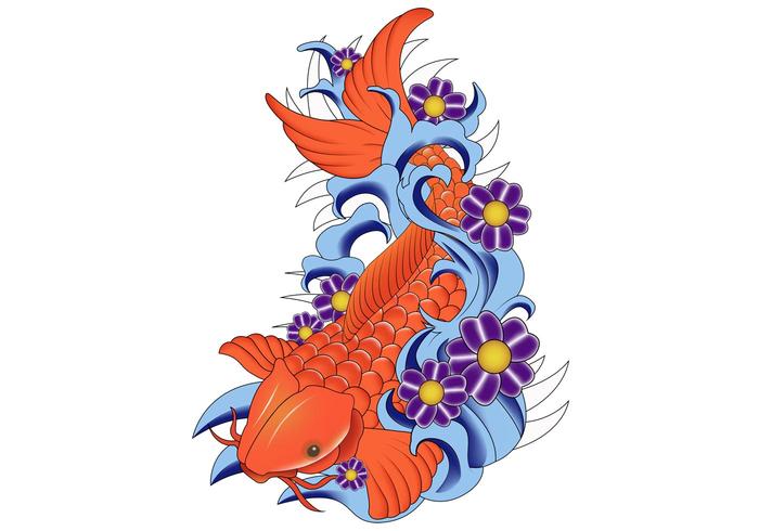 700x490 Koi Fish Free Vector Art