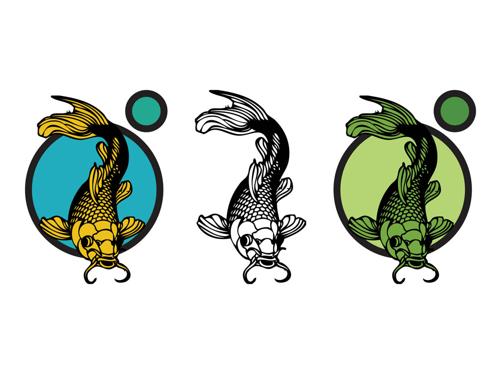 1024x765 Koi Fish Set Vector Art Amp Graphics