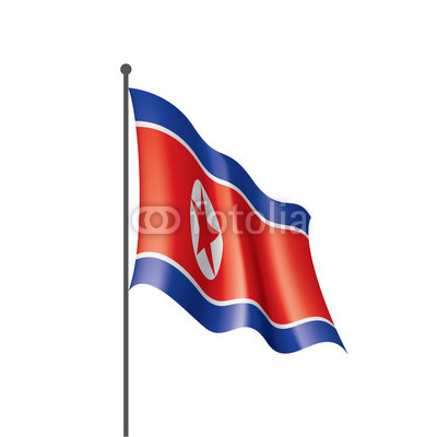 400x400 North Korea Flag, Vector Illustration On A White Background Buy