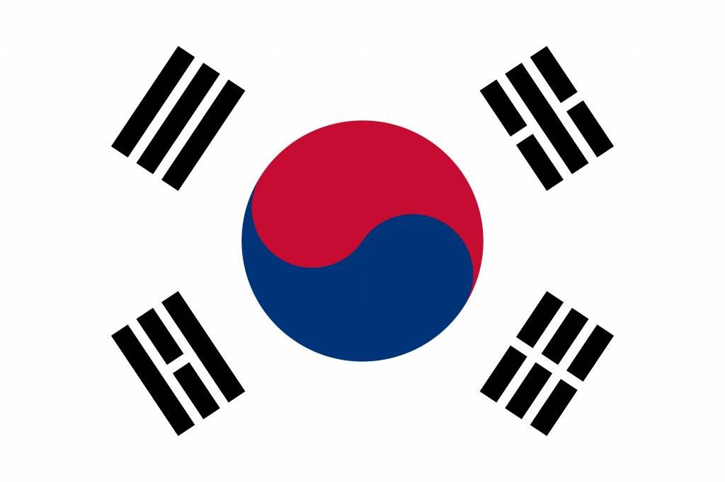 1024x682 South Korea Flag Vector