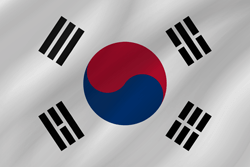250x167 South Korea Flag Vector