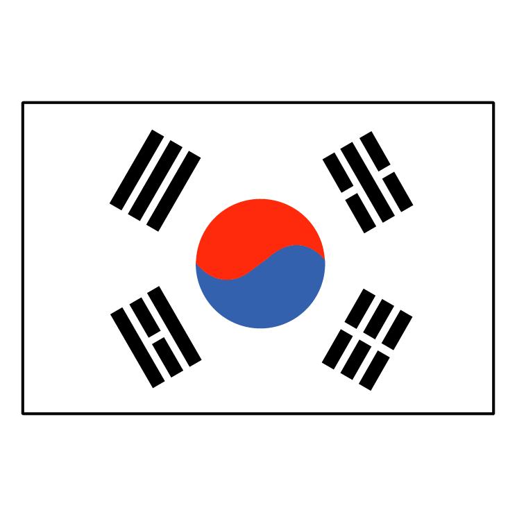 745x745 South Korea 0 Free Vector 4vector