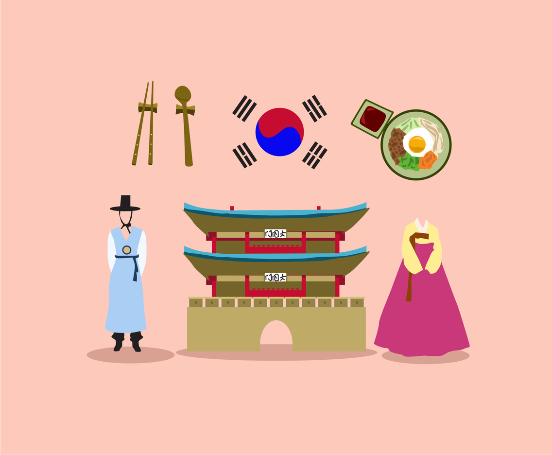 1136x936 Korea Culture Vector Vector Art Amp Graphics