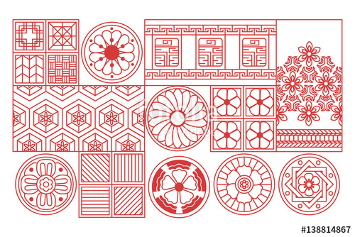 500x334 Korean Pattern Vector Stock Image And Royalty Free Vector Files