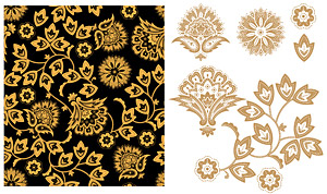 300x178 South Korea Vector Pattern Background Material 6