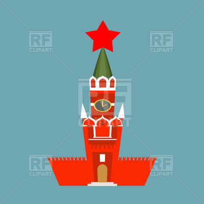 400x400 Moscow Kremlin In Russia Vector Image Vector Artwork Of