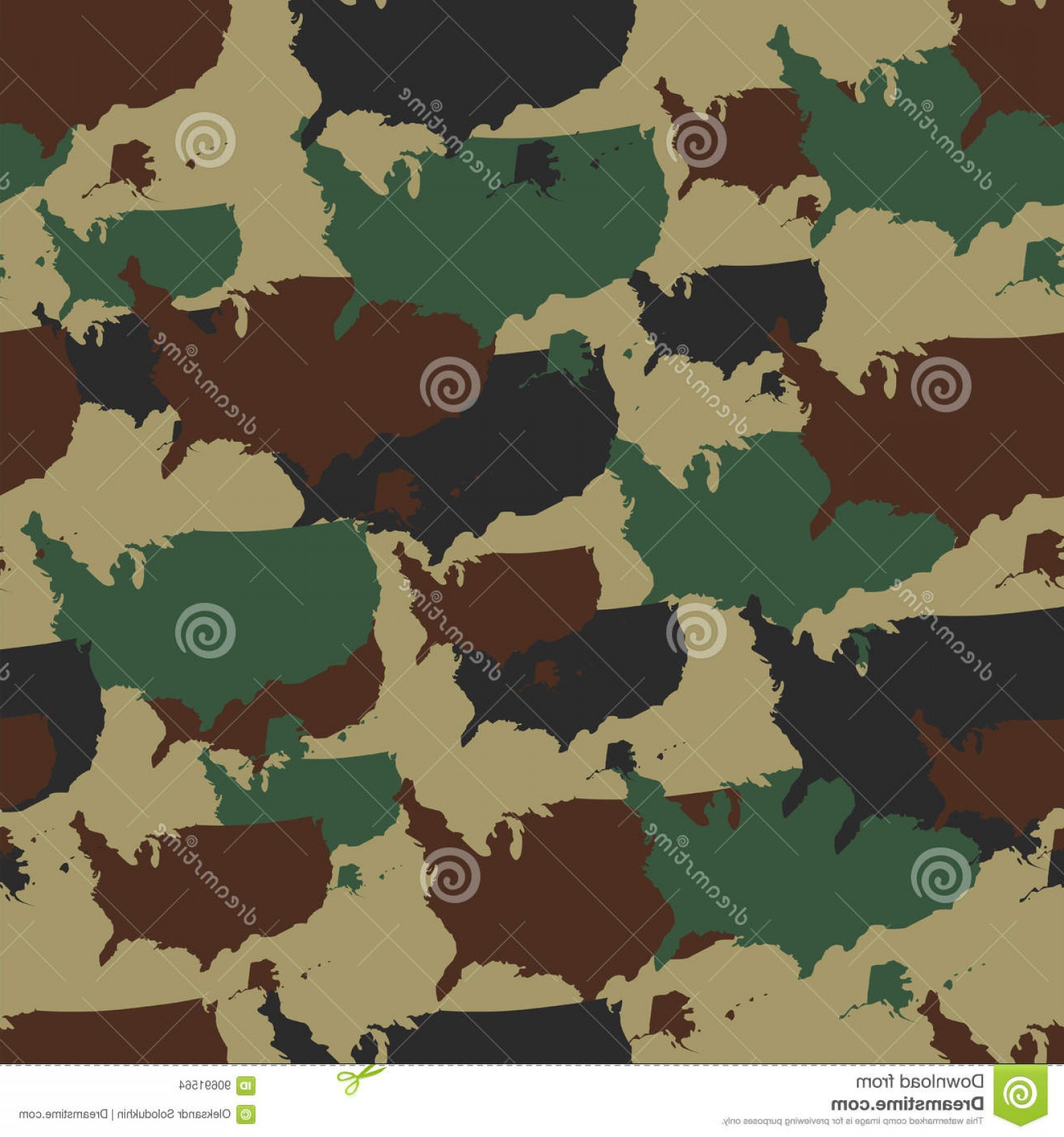 1560x1668 Stock Illustration Military Camouflage Pattern Seamless Repeat