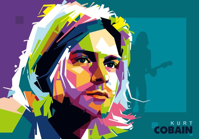 700x490 Kurt Cobain In Popart Portrait