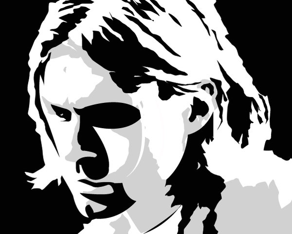 Kurt Cobain Vector at GetDrawings | Free download