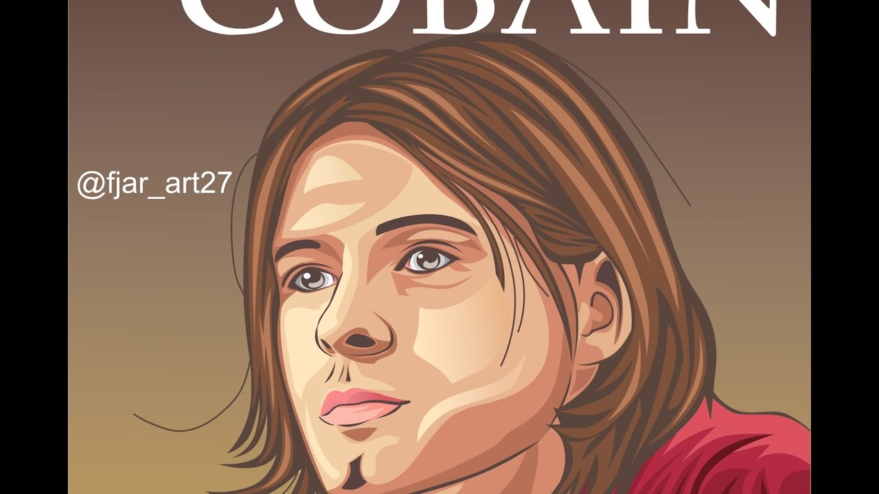 1280x720 Tutorial Vector Art Kurt Cobain