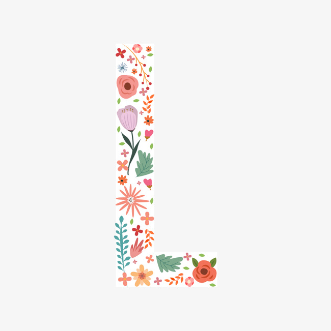 650x651 Flowers Letter L, Letter Vector, Flower, Flower Alphabet Png And