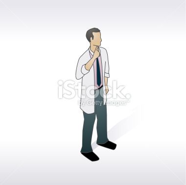380x379 Man Lab Coat Illustration Royalty Free Stock Vector Art