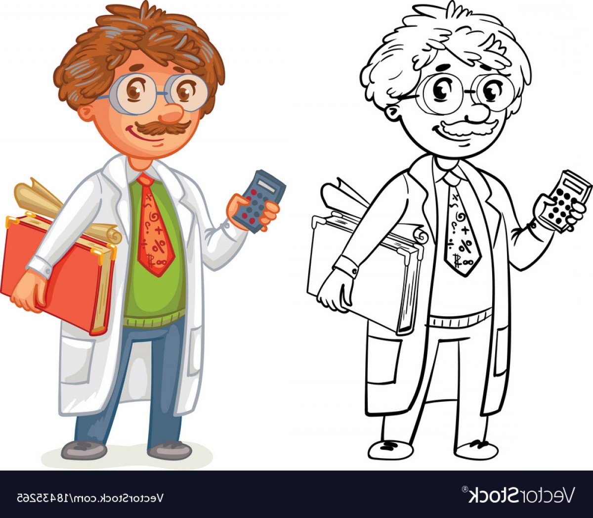 1200x1047 Old Professor In Lab Coat Vector Createmepink