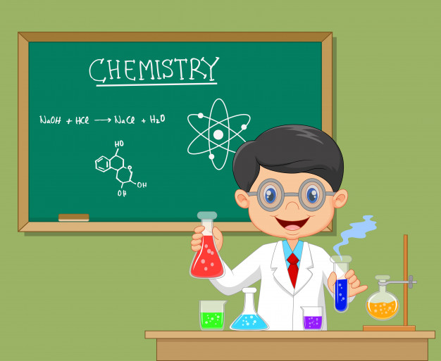 626x513 Scientist Boy In Lab Coat Vector Premium Download