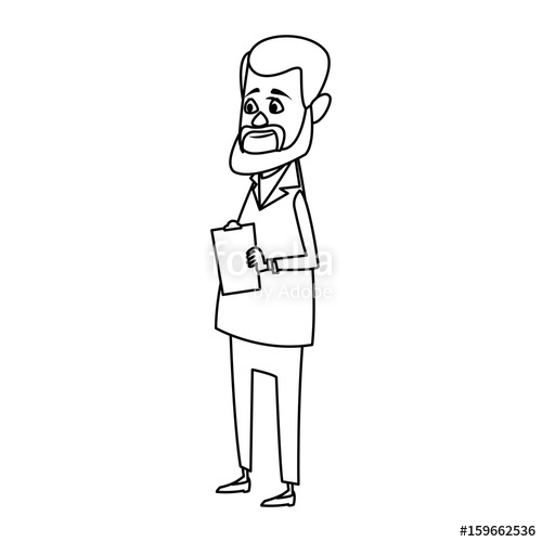 500x500 Male Medicine Doctor Assistant Standing In Lab Coat With