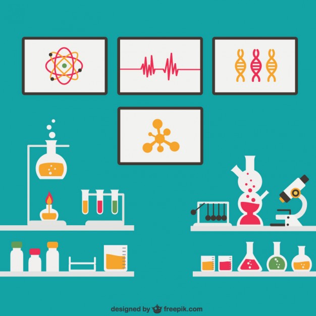 626x626 Science Laboratory Vector Free Download