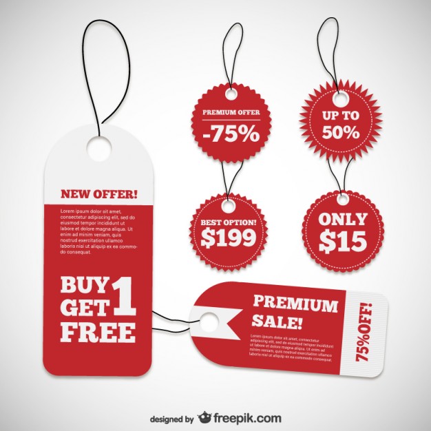 626x626 Discount Product Labels Vector Free Download
