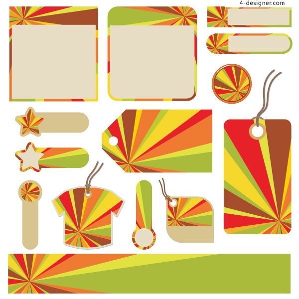 600x600 4 Designer A Variety Of Different Shapes Of Radiation Label Tag