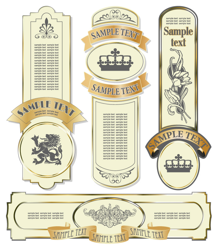 700x800 Elegant Wine Label Vector Free Vector 4vector
