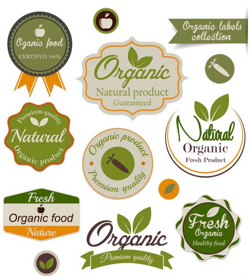 510x563 Natural Food Labels Vector Ai Format Free Vector Download