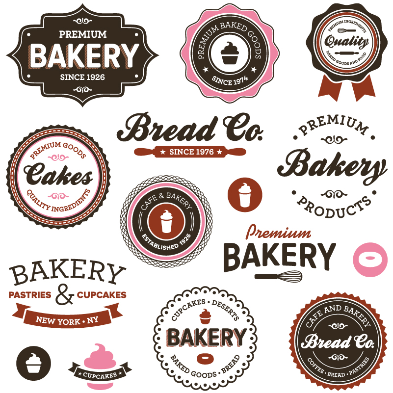 801x801 Bread Label Vector Free Vector Graphic Download