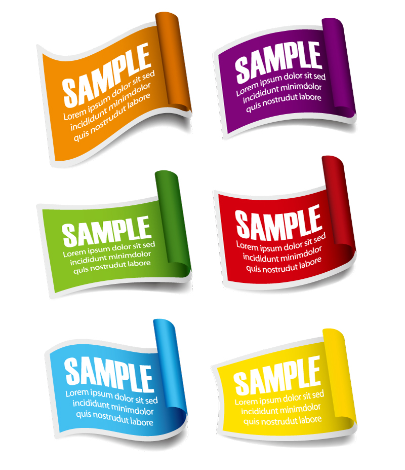 800x927 Creative Roll Label Free Vector Graphic Download