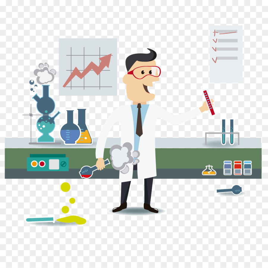 900x900 Laboratory Science Scientist Euclidean Vector Chemistry