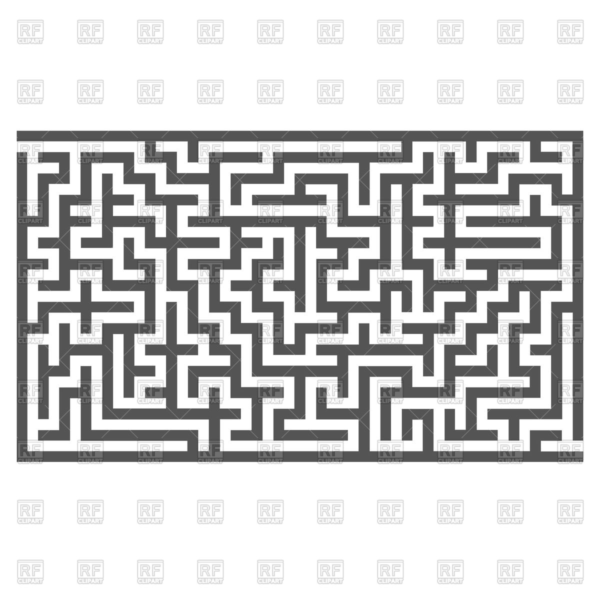 1200x1200 Labyrinth Vector Image Vector Artwork Of Backgrounds, Textures