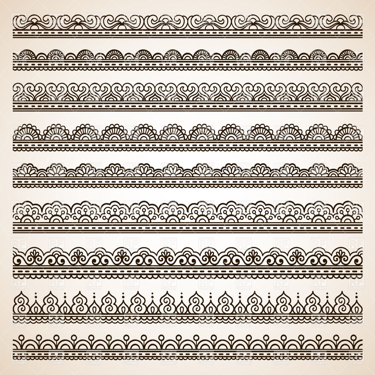 1200x1200 Lace Style Ornate Borders Vector Image Vector Artwork Of Borders