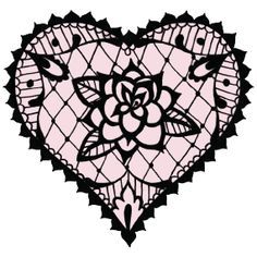 236x236 Collection Of Lace Heart Drawing High Quality, Free Cliparts