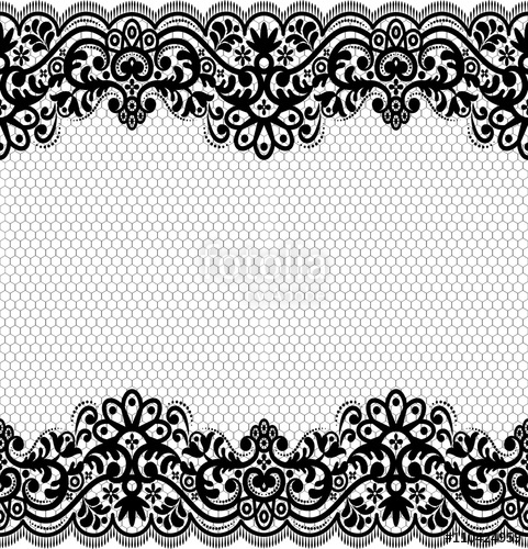 481x500 Seamless Lace Pattern, Flower Vintage Vector Background. Stock