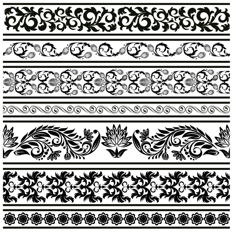 794x793 Classic Lace Pattern Template Vector 2 Vector Sources