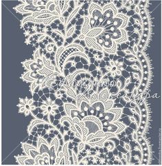 This Seamless Lace Pattern is Delicate and Pretty