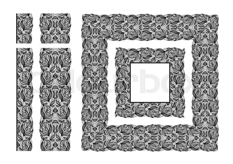 800x562 Abstract Lace Ribbon Seamless Pattern. Template Line Design. Lace