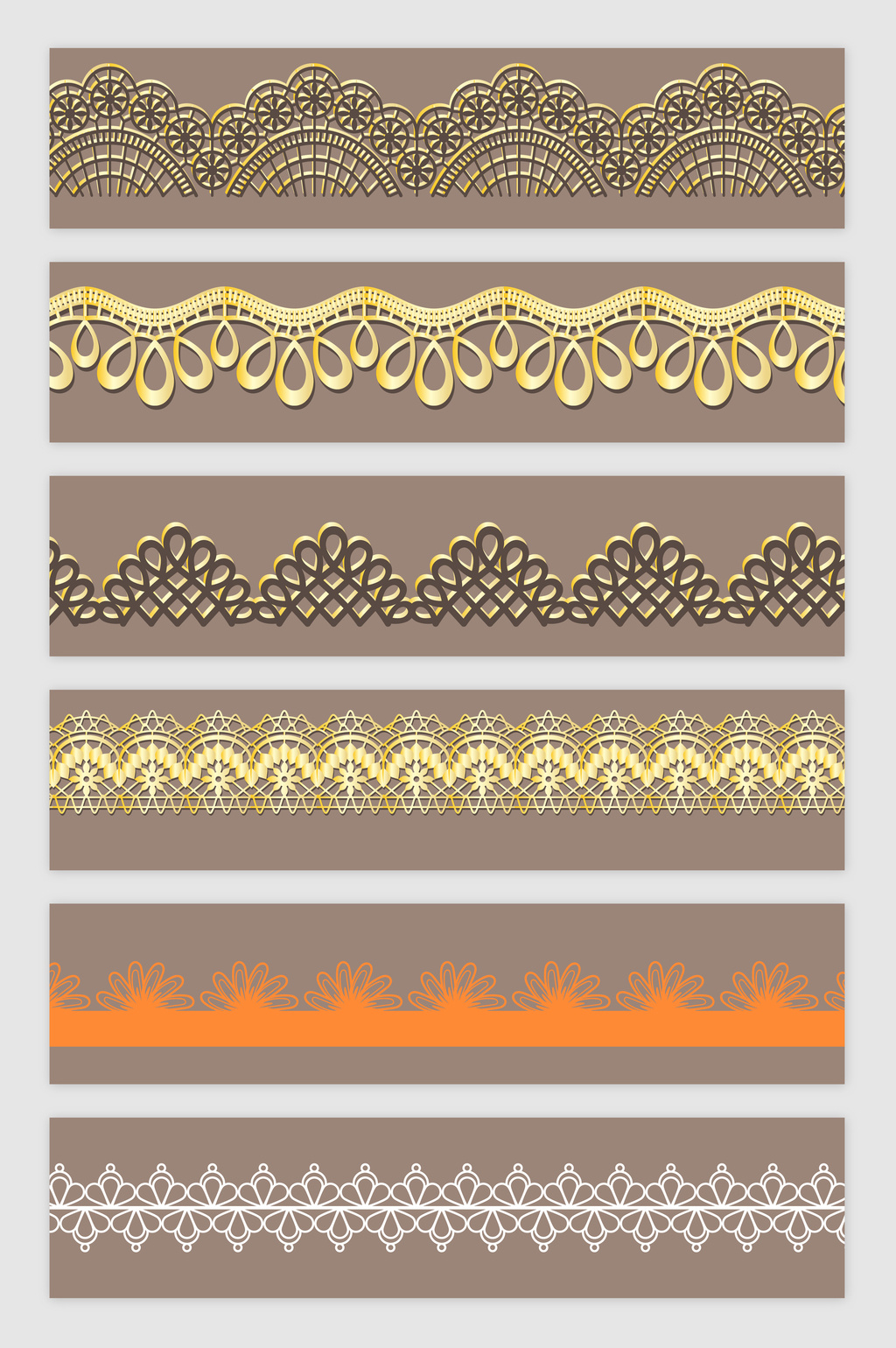1024x1540 Hand Patterned Lace Ribbon Vector Material Free Download Pikbest