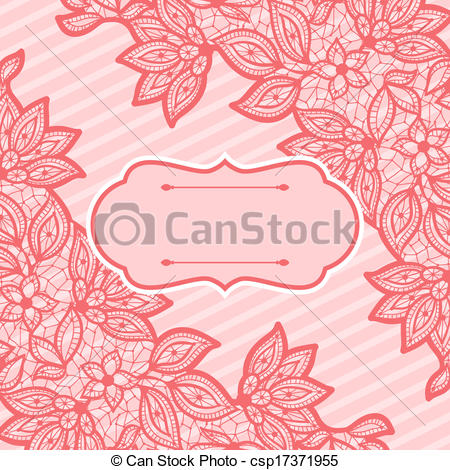450x470 Vintage Lace Background, Abstract Ornament. Vector Texture.