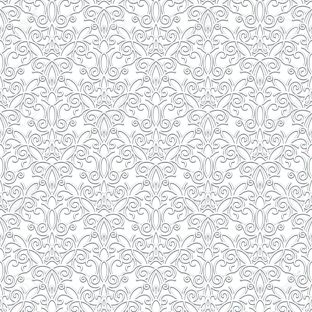1300x1300 White Lace Vector