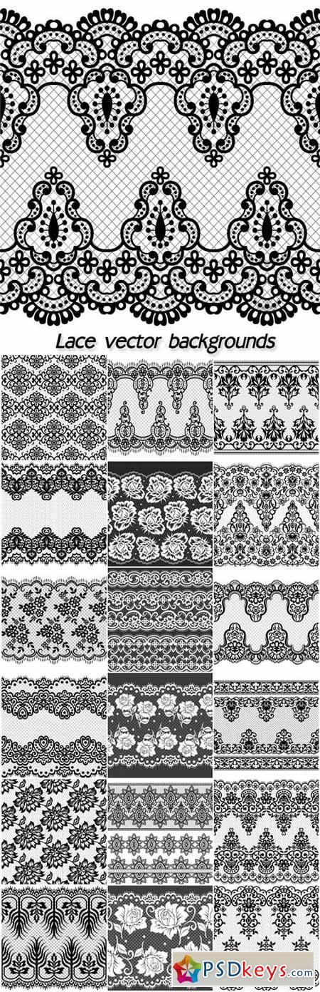 450x1392 Lace, Vector Backgrounds With Patterns Psdkeys