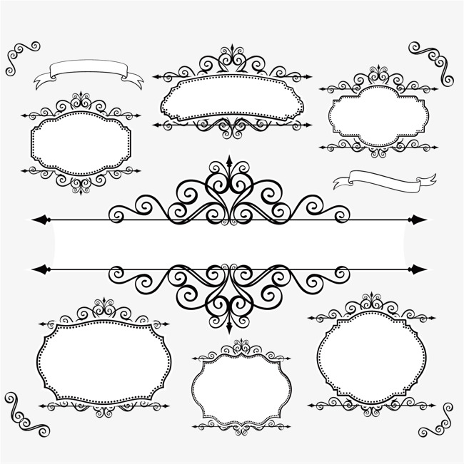650x651 Lines Lace Vector Material, Line, Curve, Vector Png And Vector For