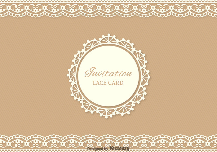 700x490 Free Lace Vector Card