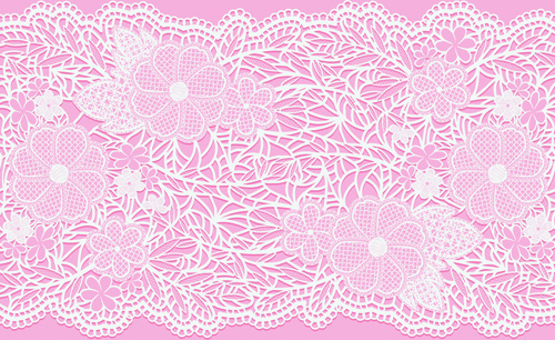 500x306 Pink Background With White Lace Vector Png Images, Backgrounds And