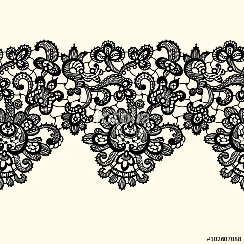 500x500 Vector Lace. Seamless Pattern. Stock Image And Royalty Free