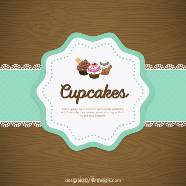 626x626 Ai] Cupcake Doily Lace Vector Free Download