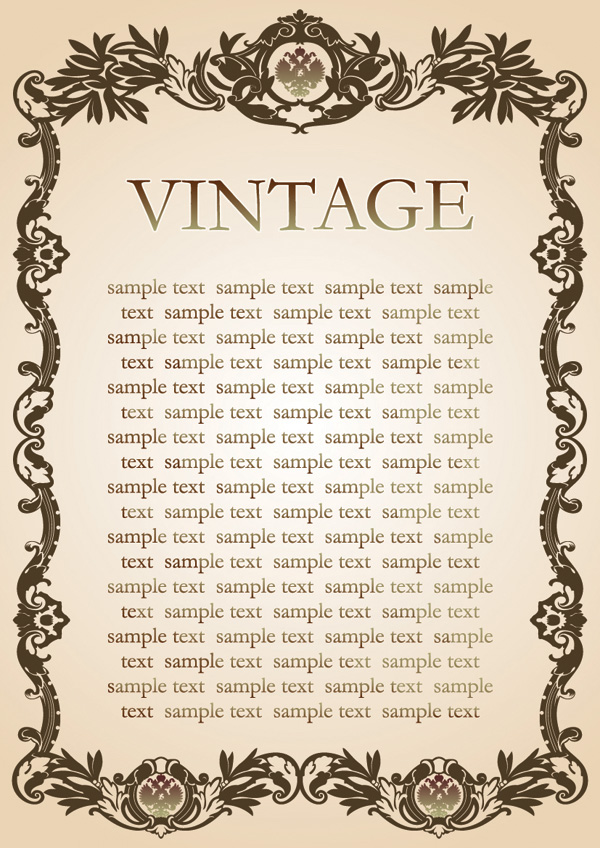 600x848 European Gorgeous Lace Border Vector Free Vector 4vector