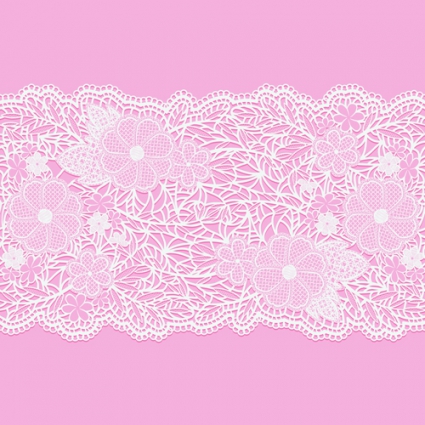 425x425 Pink Background With White Lace Vector Free Vectors Ui Download
