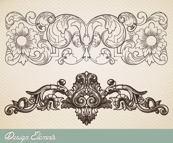 600x496 The European Lace Vector Free Vector In Adobe Illustrator Ai ( .ai